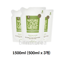 네이쳐러브메레 유아 식기 세정제, 1500ml, 10개
