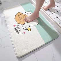 강아지 매트 입구 인테리어 원룸 꾸미기 귀여운 강아지 목욕 매트 ins 만화 부드러운