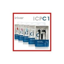 아이리버 정품 스마트폰 커널형이어폰/ICP-C1/칼국수줄꼬임 방지/음악+통화/다이나믹한사운/마이크, 블랙