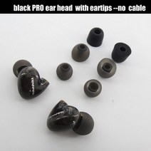 블루투스이어폰 - Tennmak MMCX 블루투스 무선 이어폰 케이블 PRO PIANO Shure SE215 SE535 SE846 UE900, 01 PRO black head only