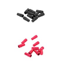 20pcs MTB 도로 자전거 입 커버 타이어 휠 줄기 Presta 밸브 캡, 레드, 블랙, 알루미늄 합금