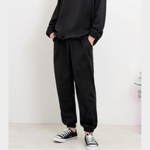 가을 남성 홈웨어 맨투맨티 조거바지 세트 허리밴딩
