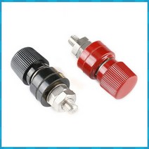 바나나잭 패널 전원 접지터미널 어스단자 구미 8 6MM, 1-블랙단자6mm