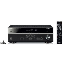 야마하 RX-V385 블루투스 AV리시버(앰프홈시어터ARC자동셋팅4K Ultra3DHDR리시버), 블랙