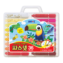 [아모스] 파스넷 크레파스 36색, 상세페이지 참조, 상세페이지 참조