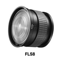 가우포토 공식정품 고독스 FLS8 프레넬 렌즈 보웬스 마운트 LED 비디오 라이트, 단품