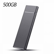 고속 외장 솔리드 스테이트 드라이브 1TB 2TB 64TB SSD 휴대용 모바일 저장 장치 usb 3.1 하드 노트북 마이크로 컴퓨터용, 500GB Black