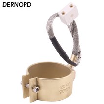 업소용전기히터 캠핑전기히터 DERNORD-압출기용 전기 구리 배럴 황동 밴드 히터 230v 180 v 220 w/230w/13, 02 220V 130W 30X30MM