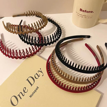 흘러내리지 않는 빗살 세수 세안 머리띠 밴드 헤어밴드 여성 헤어 악세사리