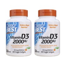 닥터스베스트 비타민 D3 2000IU 베지 소프트젤, 180개입, 2개