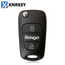 XNRKEY 3 버튼 플립 원격 자동차 키 쉘 현대 기아 봉고 케이스 커버 TOY40 블레이드