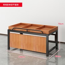 베이커리 진열대 선반 빵매대 채소 과일 쿠키 상품 전열장 팬트리 매장 마트 편의점, 옵션 2