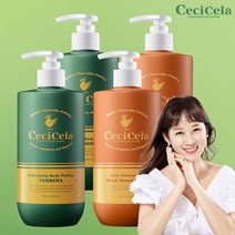 홈쇼핑 완판 쎄씨쎌라 리프레싱 버베나 바디필링 500ml 2개+블랙베리앤베이 샤워젤 500ml 2개