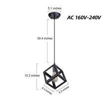 산업 샹들리에 빈티지 레스토랑 조명 커피 숍 의류 매장 바 전구 포함 160V-240V 악세서리 밝은 고급스, 10 type9_01 웜 화이트