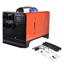 무시동히터 12V/24V 5000W LCD 모니터 공기 디젤 연료 히터 자동차 트럭 버스 원격 제어 가변 온도, [02] Red 24V5KW