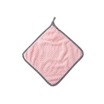 미다스리빙 극세사 주방행주 벨벳 요술행주, 3번, 사각극세사손타월행주_핑크
