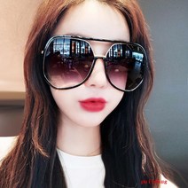 puildaug 대형 선글라스 남성 UV 보호 패션 대형 프레임 큰 얼굴 선글라스 여성 잘 생긴 멋진 검은 눈