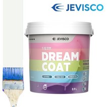 제비스코 드림코트 0.9L 벽지페인트 친환경 수성페인트, 에그쉘광스카이블루, 900ml, 1개
