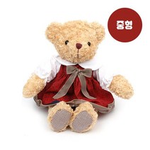 원피스 테디 베어 중형 여자곰 32cm 애착곰 인형 선물 989 EA, 유진집 쿠팡 본상품선택