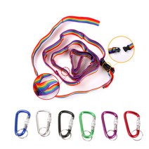 캠프마인드 데이지체인 레인보우 캠핑고리 비너 세트, 데이지체인+카라비너B타입12개세트