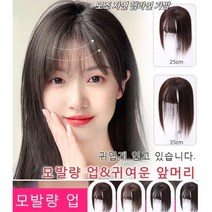여성 시물레이션 가발 단발가발 여자 부분가발 인모 정수리 앞머리 일체형 가발 내추럴 터치머리 풍성한 정수리 가발 연갈색/갈색/자연 블랙(25cm-35cm), 흑갈색(35cm)