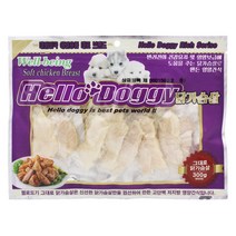 헬로도기 애견간식 대용량간식 300g 건조간식/육포, 5개, 그대로닭가슴살