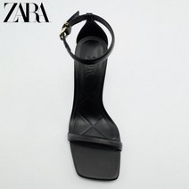 자라 ZARA 여름 여성화 샌들 힐 일자 벨트 2302910 002