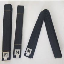 태권도띠 검정띠 5CM 2번띠 도복띠 합기도 무술띠, 320
