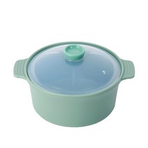 리빙스토리 국산 실리콘 냄비 전자렌지용 계란찜기, 소(600ml)-그린, 1개