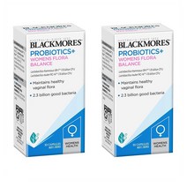 블랙모어스 프로바이오틱스+ 우먼즈 플로라 블랜드 30정 2팩 Blackmores Probiotics+ Womens Flora Balance 30 Capsules, 1개, 1