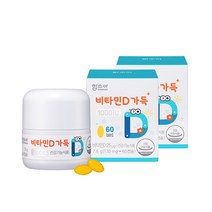 함소아 비타민D 1000IU, 60정, 2개