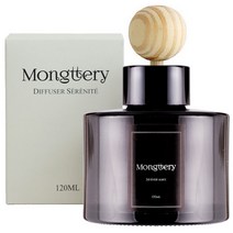 몽때리(Mongttery) 차량용 방향제 자동차 디퓨저 120ml, 블랙체리