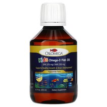 오슬로메가 어린이 오메가3 피쉬오일 레몬맛 액상 200ml