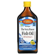 칼슨 노르웨이산 피쉬 오일 레몬 맛 500ml(1600mg), 2병, 500ml