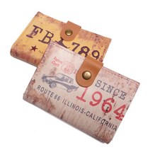 빈티지한 카드지갑 케이스