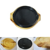 성일산업 원형 스테이크판 철판 구이 구이팬 무쇠 판 주물 장어 3호 맥반석, 1개, 1개