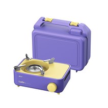 맥스 라떼 감성 미니버너 휴대용 스토브 MINI-A 컴팩트 가스렌지 부르스타, 03.블루베리(보라), 1개
