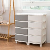 창신리빙 [창신리빙]프랑코 퍼블릭 서랍장 33cm 4단, 화이트