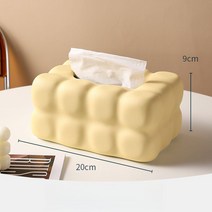테이블 티슈 케이스 휴지박스 화장대 각티슈커버, F 사각옐로우