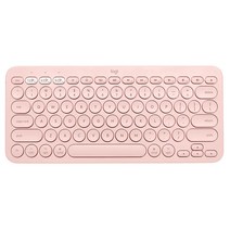 로지텍 K380 for Mac 블루투스 무선 키보드 맥용 영문 벌크, 핑크
