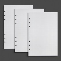 스토리 6공 모눈 다이어리 속지 135매(A5)/수첩/다이어리/노트/메모/스케줄, 상세페이지 참조