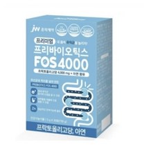 JW중외제약 프리미엄 프리바이오틱스 FOS 4000 플러스 아연 프락토올리고당 유산균, 30포, 13박스