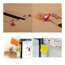 자석달린 모니터 메모보드 좌측용 200 컴퓨터메모판 아크릴자석판, 좌측용 300