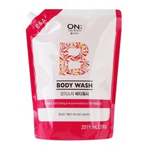 엘지 온더바디 모이스처 바디워시 리필 2100g, 1개