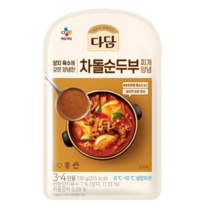 CJ 다담 차돌순두부찌개양념130g, 3개, 130g