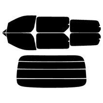 현대 그랜드스타렉스 (07년~21년) 측후면 썬팅필름, 12인승 통유리, RTF-4S 05 (진함)