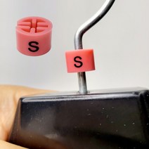 옷걸이에 끼우는 옷걸이 사이즈 size 표시 링 고리 옷가게 의류 매장 전시 100P S