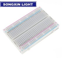 MB-102 브레드 보드 400 830 포인트 65 점퍼 와이어 솔더리스 PCB 빵 테스트 Arduino 파워 모듈 용 DIY 개