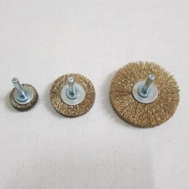 스텐 공업용 와이어 철 산업용 브러시(T형 브러쉬) 전동드릴 베이비 철 녹제거, T형 브러쉬 철 50mm