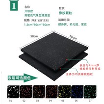 헬스장 고무블럭 홈짐 체육관 바닥 고무 매트 탄성바닥재, A. 고밀도쇼크업소버패드(미세입자)-1.5cm